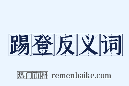 踢登反义词是什么意思的图片